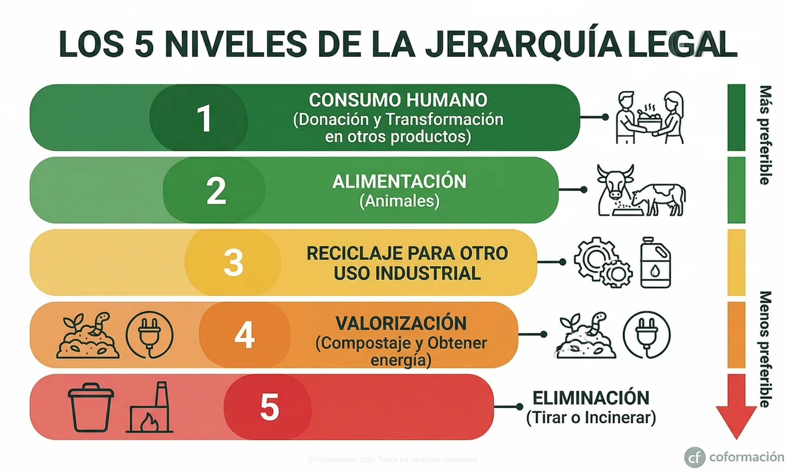 Los 5 Niveles de Jerarquía Legal